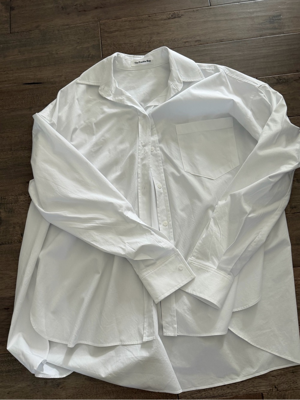 The Frankie Shop White Button-Down Shirt